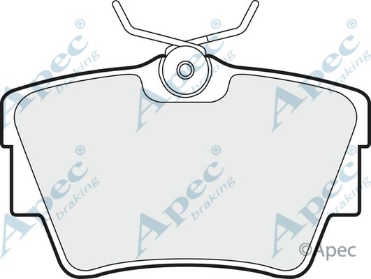 APEC BRAKING stabdžių trinkelių rinkinys, diskinis stabdys PAD1279